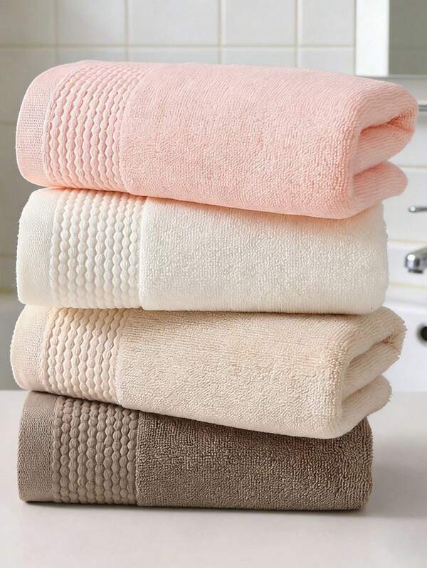 4 Packs Bath Towels, 27x55 In, Cotton, Grey Oversized Premium Ring Spun Cotton Towels - Soft, Lightweight, Highly Absorbent, Fast-Drying, Great For Daily Use