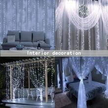 1 buah Lampu Tirai Dekoratif LED dengan Colokan USB dan Kontrol Jarak Jauh, Cocok untuk Dekorasi Pernikahan dan Rumah, Pesta Bujang, Perayaan Hari Raya - Lampu Tirai USB - View 10