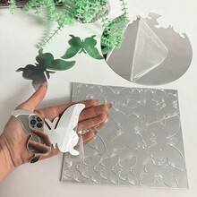 30/16件組 3D壓克力蝴蝶牆貼，鏡面防水自黏貼紙，適用於居家日常裝飾、平整表面、牆面、書房、客廳、門飾，不規則形狀貼紙 - 多色 - 查看 9