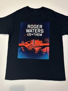 Roger Waters Shirt Adult Large Black Us+Them Tour  Concert Tee Men - Style - View 1
