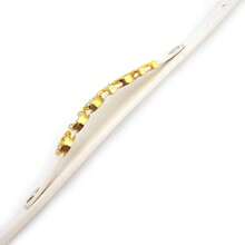 Halloween White PU Leather Customized Gold Letters Choker Collar Men Women Chocker Collar Role Age Play Goth Cosplay Christmas Party Accessories, Punk - Multicolor - View 10