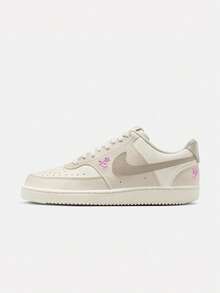 Women's Nike Court Vision Low SE Sport Casual Shoes Low-Top IV5530-101 - Beige - View 1