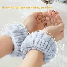 Moisture-Proof Sweat Absorbing Wristband For Exercise And Face Washing - Multicolor - View 9