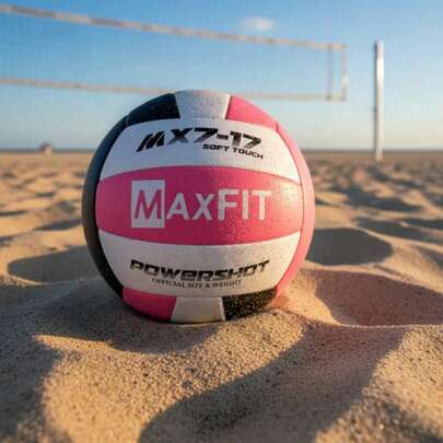MAXFIT SPORTS Maxfit MX7-17 2.5mm PVC Volleyball With Rubber Bladder