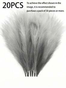 1/10/14/20pcs Artificial Reed Grass, 21.65 Inches/55cm, Suitable For Wedding, Office, Party, Garden, Farmhouse, Dining Table, Fireplace, Faux Flowers, Autumn Decoration, Thanksgiving, Halloween, Christmas Decoration, Party Decoration, Home Decor - Black - View 11