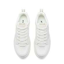 XTEP Men's Innovative New Minimalist Versatile Casual Sports Skate Shoes - White/Gray - View 7