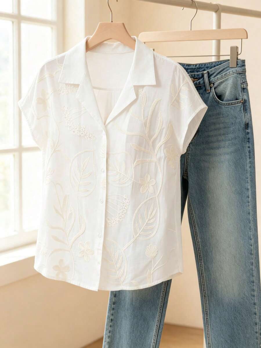 Women Blouses & Shirts - White - View 1