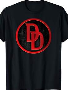 Mar.Vel Daredevil Born Again Super Hero Costume Icon Symbol T-Shirt - Style - View 1