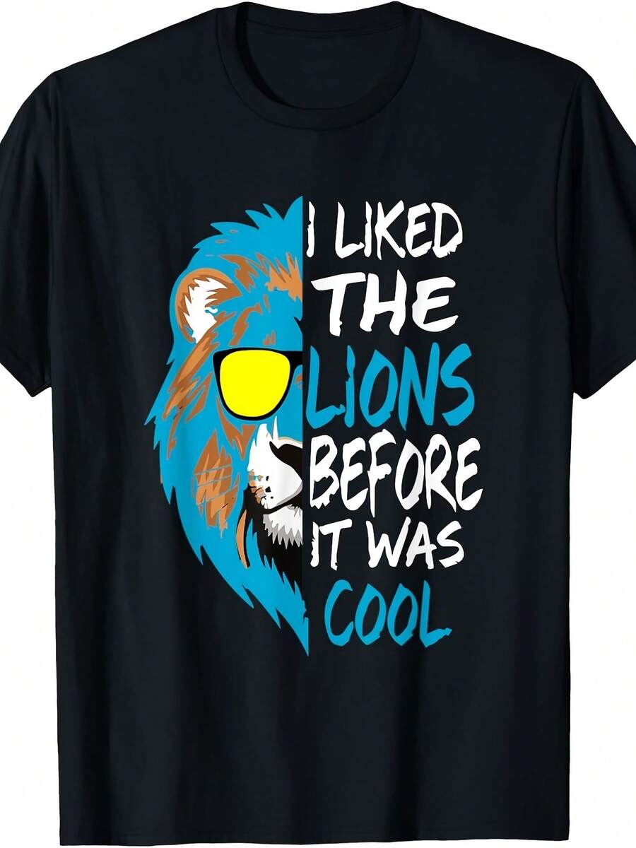 I Liked The Lions Before It Was Cool T-Shirt - 款式 - 查看 1