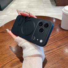 適用於 iPhone 17 Pro Max 16 15 14 13 12 11 Pro Plus 17e 的磁吸無線充電手機殼 相機後蓋保護殼 - 黑色 - 查看 11