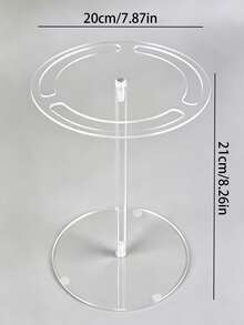 Vigour Summer Transparent Acrylic Eyewear Display Stand, Transparent Rotating Eyewear Storage Rack, High-Quality 360° Rotating Round Lift Rack, Desktop Fashion Glasses Display Stand, Desktop Eyewear Storage Organizer, Multi-Purpose Hanging Storage Organizer, Birthday Gift, Teacher's Day Gift, For Friends And Family - Multicolor - View 9