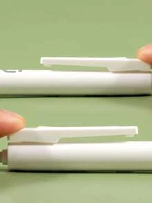1 Buah Set Alat Tulis Pensil Otomatis Minimalis Putih Murni Gaya INS, Pensil Mekanik Gambar Klik-Aksi Pusat Gravitasi Rendah HB 0,5mm, Badan Plastik ABS Matte, Pegangan Silikon Lembut Anti Selip, Nyaman untuk Menulis Jangka Panjang Tanpa Kelelahan Tangan, Struktur Timah Anti Patah Peredam Guncangan Terintegrasi, Tahan Lama untuk Ujian dan Latihan Menulis, Ujung Halus Logam dengan Skala, Menggambar Presisi Tanpa Merobek Kertas Buku Catatan, Bodi Ramping dan Ringan dengan Klip Saku, Portabel untuk Ransel, Buku Catatan, dan Saku Seragam Sekolah - Set - View 6