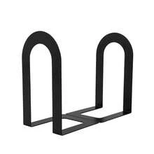 Minimalist And Creative Arched U-Shaped Metal Book Stand Desktop Book Storage And Organizing Rack With Anti Slip Stability Book Clip Suitable For Student Office Desk, Home Study Reading Area Decorative Black And White Book Organizing Supplies. - U-shaped - View 14