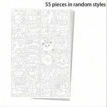 Stress Relief Relaxation Doodle Drawing Sketch, Simple Coloring Paper, Suitable For Adults To Relieve Boredom At Work, Suitable For Beginners Painting Practice, Train Focus And Observation Skills, Creative Gift, Great Choice To Relax Mind And Body In Leisure Time, Random Patterns - Fishing Line Drawing Book - View 4