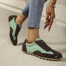 1 Pair Women's Road Running Shoes, Casual Sports Shoes, Lightweight & Comfortable Outdoor Travel Walking Shoes, 2026 Spring/Summer New Lightweight Mesh Breathable Travel Shoes, Popular Versatile Running Sneakers - Brown - View 4
