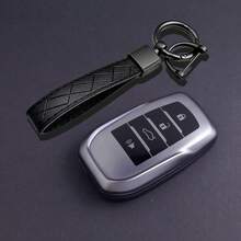 TPU Car Remote Key Fob Cover Protective Case Compatible With Toyota CHR Hilux Fortuner Land Cruiser 200 Camry Corolla Crown RAV4 Highlander Series Accessories - Grey TPU - View 7