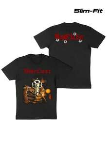 Men T-Shirts - 黑色 - 查看 1