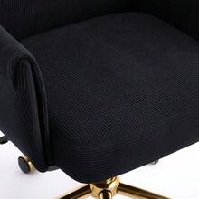 Home Office Chairs - 黑色+燈芯絨 - 查看 9