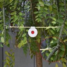 3/7pcs Outdoor Archery Target, With Elastic Band Target Can Be Hung On Tree Branches, Outdoor Competitive Archery Target, Holiday Gift Or Birthday Gift For Men And Women - White - View 6