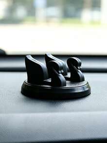 Swan Shaped Adhesive Car Dashboard Phone Holder, 360 Degree Rotatable Car Center Console Navigation Stand, Universal Paste‑On Car Phone Mount For Vehicle Interior Phone Support - Multicolor - View 4