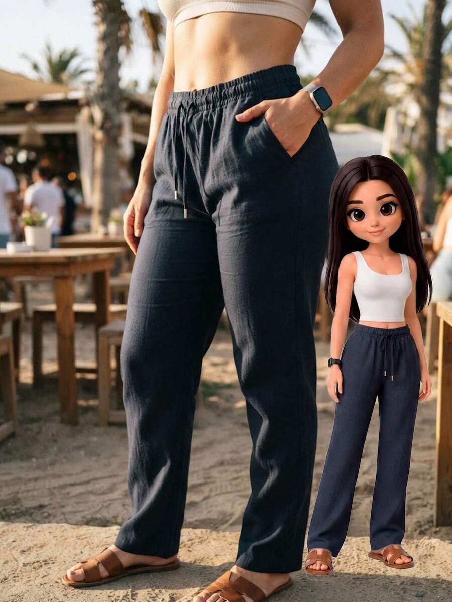 Women Pants - Black - View 1