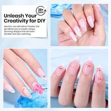 Beetles White 3D Carving Gel, Gel Kuku UV LED Tanpa Perlu Dilap, Cocok untuk Bunga 3D, Kelopak, Pita, Seni Kuku Timbul, dan Desain Rhinestone. - MultiWarna - View 5
