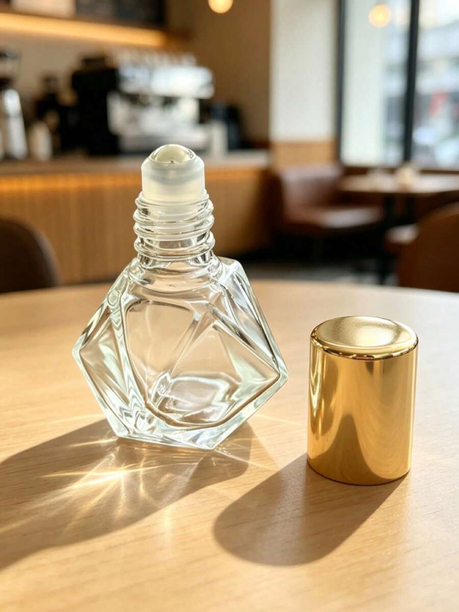 8ml 空可填充玻璃滾珠瓶,附金屬滾珠,便攜式精油與香水容器,適合旅行、手提包,男女通用 - 彩色 - 查看 1