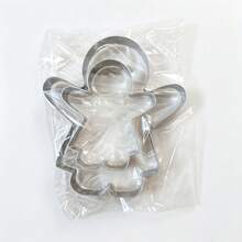 Christmas Cookie Cutters Large 4.5-3.1 Inch, Set | Gingerbread Boy & Girl Shapes, Stainless Steel, Perfect For Winter Holiday Baking - View 8
