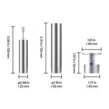 Rotary Viscometer Rotor, 1-80 CP, 0# Viscometer Spindle, Stainless Steel, With Storage Case, For NDJ-5S NDJ-8S SNB-2T And LVDV-2T Laboratory Digital Rotary Viscosity Meters, For Low Viscosity - 10-100000mPa.s ±2% - View 10