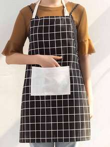 Apron With Pockets, Lightweight Waterproof Reusable Oil-Resistant Apron, Suitable For Home Cooking, Baking, Housework, Restaurant Work, Gardening And General Work - Apron - View 6