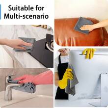 20Pcs Extra Large Tear-Off Microfiber Cleaning Cloths, Dopamine Color Tearable Towels, Kitchen Towels, Convenient And Easy To Use, Reusable, Washable, No Water Stains, Super Absorbent, Suitable For Car, Home, Garage Or Store, Christmas Gift For Kitchen, Bathroom, Car, Home Cleaning - Multicolor - View 6