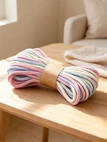 1/3/6/12pcs Approx. 10m 3mm Core Cotton Multi-Color Braided Rope Decorative Accessories, Handmade DIY Cotton Rope Crafts, Keychain Accessories - Braided Rope - View 25