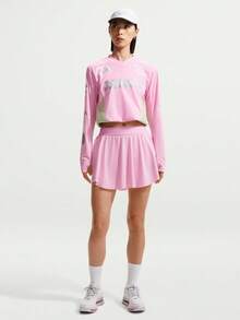 Nike Women's AS W NK SWIFT SKORT NV Woven Sports Skort IM7545-654 - Pink - View 6