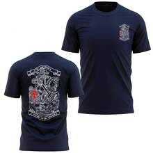St George's Day T-Shirt For Men, Proud To Be British, Large Back Print, Pocket, Unisex, Pure Cotton, Plus Size, Ad - White - View 2