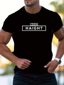 Summer Style Mens Lightweight Crew Neck T Shirt Casual Short Sleeve Top With   Print Geometric Pattern Comfy Summer Tee Breathable Fabric Regular Fit - 款式 - 查看 1