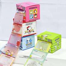 SNOOPY 1 Box Series Pull-Out Sticky Notes, Popular For Students, Key ...
