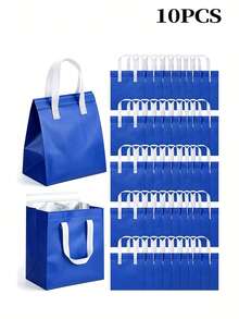 1/10pcs Heavy Duty Insulated Delivery Bags, High Thermal Insulation, With Top Seal And Hanging Hole, Orange, Suitable For Pizza, Coffee, Restaurant, Supermarket, Seafood Transport Food Delivery Supplies, 50pcs Individually Packed, Non-Food Contact - Multicolor - View 18