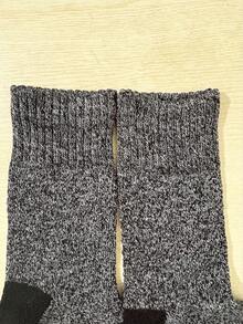 5 paia di calze termiche imbottite calde da uomo, calze da escursionismo spesse e imbottite fino alla caviglia, adatte per taglie USA 4.5-9 / UK 3.5-8 / EU 36-43, invernali, confortevoli - Multicolore - Visualizzare 6