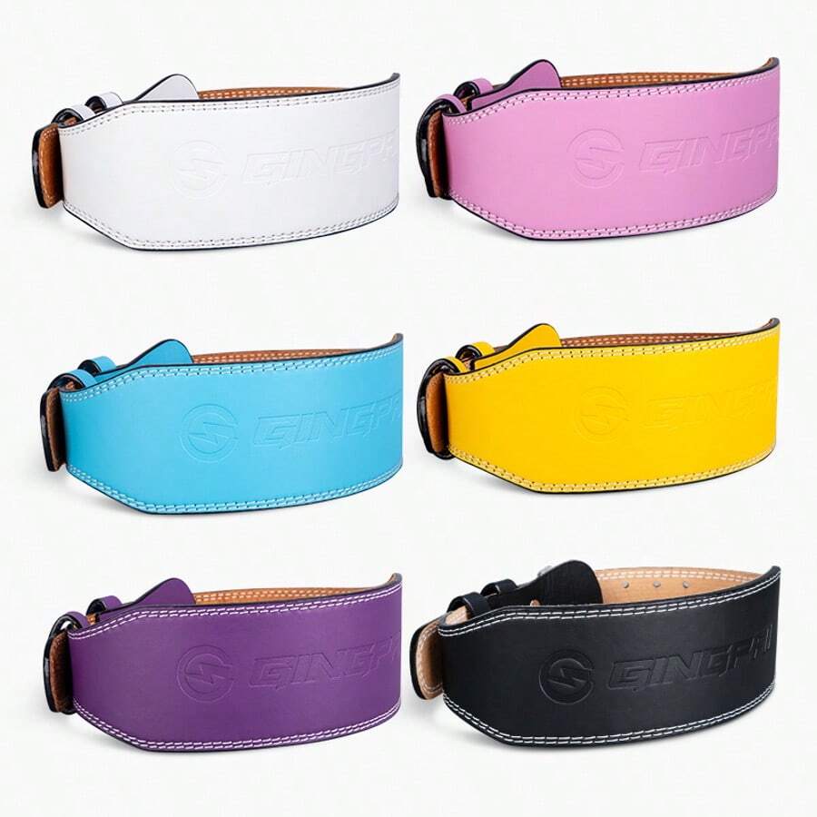 GINGPAI Fitness Weightlifting Belt For Squats And Deadlifts, Waist Support For Weight Training And Powerlifting, Unisex