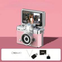Kamera Digital Gantungan Kunci Mini (Termasuk Kartu Memori 32GB, Pembaca Kartu, Adaptor), Perekaman Video Definisi Tinggi, Cocok Untuk Perjalanan, Konser, dan Pesta, Kamera Selfie - MultiWarna - View 2