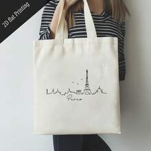 Kids Shoulder & Tote Bags - Beige-35x40cm/13.8x15.8in - View 1