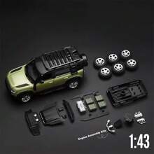 Burago 1:36 Dodge Challenger SRT Jailbreak/1:32 Suzuki Jimny /1:43 Land Rover Defender 110 -Die-Cast Car Model With Modification Kit,Creative DIY Assembly Vehicle Model Toy/Ornament - Multicolor - View 14