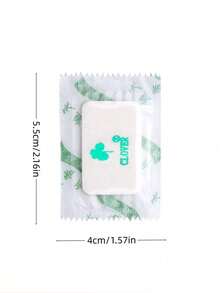 2pcs White Cloud Makeup Bag Solid Color Pleated Bubble Storage Bag Large Capacity Casual Portable Versatile Handheld Puff Cloud Bag - Multicolor - View 5
