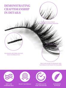 6 Pairs Mixed Full Set False Eyelashes, Varied Density, One-Stop Solution For Multiple Makeup Looks - View 5