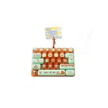 1pc Cute Keyboard-Shaped Squishy Toy Set, Soft TPR Slow Rebound Cartoon Keycap Squeeze Toy, Japanese Style Cute Handheld Sensory Stress Relief Fingertip Toy, Suitable For Teenage Girls' Desktop Pressure Relief Squishy Toy, Party Gift - Multicolor - View 10