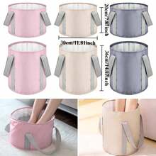 Portable Foot Bath Tub, Foldable Foot Soak Basin, Foot Bath Tub, 2 Sizes Suitable For Foot Care Home Spa. Thickened Insulated Fabric, Durable And Temperature-Locking Foot Care Tool - A - View 6