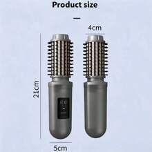 SOKANY Sisir Pelurus Portabel, Sisir Penata Rambut Serbaguna Dapat Meluruskan Rambut Keriting, Pemanasan Cepat 30 Detik, 3 Pengaturan Suhu, Layar Digital LCD, Daya Tahan Baterai 2600mAh, Cocok untuk Semua Jenis Rambut, Perlengkapan Penting di Rumah/Perjalanan - MultiWarna - View 3