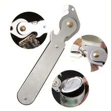 Stainless Steel Bottle Opener - Multi-Purpose Can Opener With Non-Slip Grip - Perfect For Beer Bottles And Home Kitchen Use - View 1
