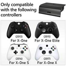 Xb Ox One/S/X/Elite Controller Battery Pack, 600mAh USB Rechargeable, 2-3 Hours Charging For 20-25 Hours Playtime, LED Indicator, ABS Black, Suitable For Gamers, Students And Frequent Travelers - View 2