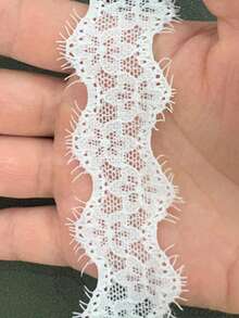 5 Yards 3cm Eyelash Elastic Lace Trim For Sleepwear, Lingerie, Underwear, Clothing And Curtain Accessories - 3cm Wide - View 10